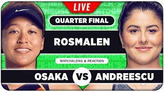 OSAKA vs ANDREESCU • WTA sHertogenbosch 2024 QF • LIVE Tennis Watchalong Stream [upl. by Ching]