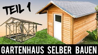 14 🔥 Gartenhaus 🔥 SELBER BAUEN  ANLEITUNG Schritt für Schritt Gartenhütte Holzhütte [upl. by Janette36]