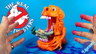 THE REAL GHOSTBUSTERS SQUISHER GHOST IL FANTASMA FILOSO  KENNER 1987  BACK THEN [upl. by Parent264]