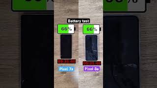 Google Pixel 8a vs 7a battery test [upl. by Grieve116]