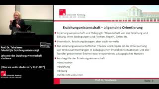 Lehramt oder Erziehungswissenschaft studieren [upl. by Oloapnaig]