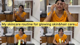 My skincare routine for glowing skin🥰VSFAMILY1248 explorepage skincare glowingskin home [upl. by Ferren251]