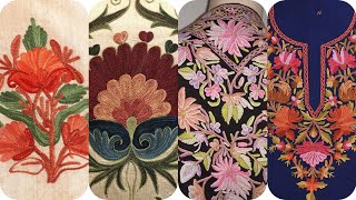 Latest KashmiriKashida Embroidery designsKashida EmbroideryKashmiri Embroidery Designs [upl. by Asirret]