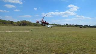 gyrocopter landing Ranger Texas flyin [upl. by Baseler]