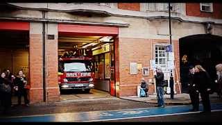 Good bye Southwark Fire Station  9 Jan 2014 [upl. by Noe500]