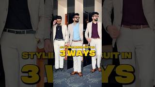 How to style beige suit  styling  suit  beige suit ytshorts style mensfashion [upl. by Brok]