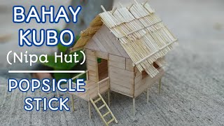 Bahay kubo Nipa hut diy [upl. by Annawat]