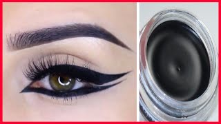 HOW TO MAKE EYELINER AT HOME WATERPROOF  Homemade Natural eyeliner pen  DIY Eyeliner 100 Natural [upl. by Kammerer]