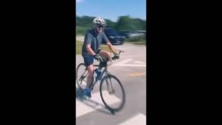 Joe Biden falling from his bike with goofy sounds [upl. by Nosam479]