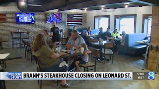 West Side says ‘see you later’ to Brann’s Steakhouse and Grille [upl. by Harlow]