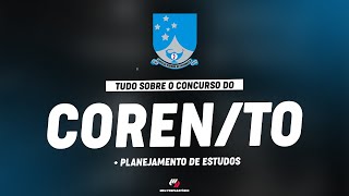 CONCURSO COREN TO  PLANEJAMENTO DE ESTUDOS [upl. by Ahseya750]