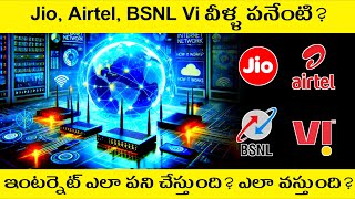 What is Internet in Telugu Who Really Controls Your Internet What the role of telecom companies [upl. by Ardnuas]