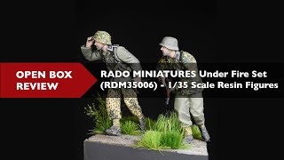 Rado Miniatures Under Fire Set RDM35006  135 Scale Resin Figures [upl. by Refennej488]