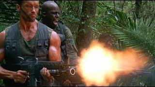 Predator Contact Scene  Shooting Jungle  Predator 1987 Movie Clip HD [upl. by Strang704]