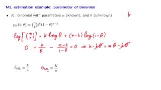 L2010 Maximum Likelihood Estimation Examples [upl. by Duj]