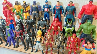 AVENGERS TOYSAction FiguresUnboxingCheap PriceIronmanHulkThor SpidermanToys [upl. by Enitselec871]