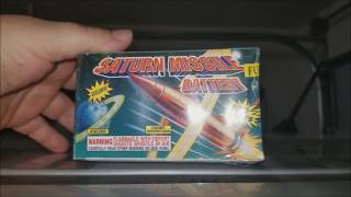 100 Shot Saturn Missile Battery  TNT Fireworks [upl. by Laoj]