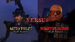 Scientist Skibidi Toilet Vs Astro Toilets skibiditoilet cameraman viral [upl. by Aelc490]