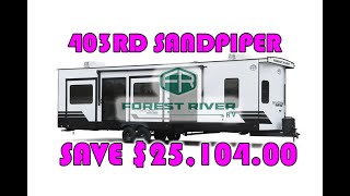 2025 SANDPIPER 403RD DESTINATION new travel trailercamper at HITCH RV in Boyertown PA 4843007092 [upl. by Naened]