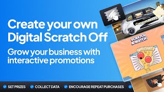 The Ultimate Digital Scratch Off Maker  create your own digital scratch card promotion [upl. by Hamann]