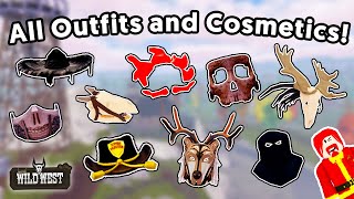 All 2023 Halloween Event Outfits and Cosmetics  The Wild West  Roblox [upl. by Drucilla]