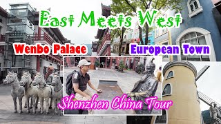 Feel like Back in Time in Shenzhen China  Wenbo Palace Ancient Town amp Classical European Style Town [upl. by Cheney506]