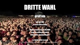 DRITTE WAHL  greif ein offizielles live Video [upl. by Soracco]