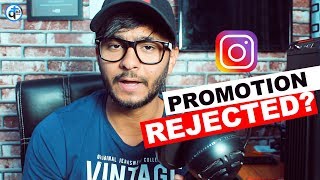 My Instagram Promotion got Rejected or not Approved WHY [upl. by Zirtaeb]