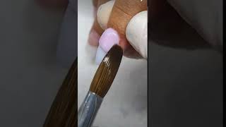 Acrylic application 👌nails nailtutorial nailrepair nailshape gelnails nailshack nailtips [upl. by Anibor]