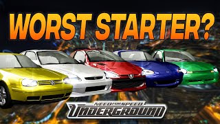 What Is The WORST Starter Car in Need For Speed Underground [upl. by Loretta]