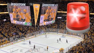 Nashville Predators 2022 Goal Horn Live NEW HORN 4k [upl. by Sanson]