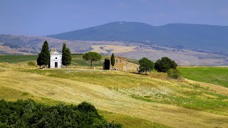 San Qurico dOrcia Bagno Vignoni in 4K HLG HDR [upl. by Yeltrab815]