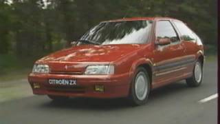 Citroën ZX 16v Test  Essai  Reportage FR 1992 [upl. by Tanya]