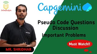 Pseudo Code Most important Questions  Practice Questions  Must Watch [upl. by Eelirol]