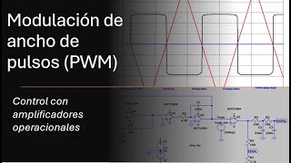 Modulación por ancho de pulsos PWM Con amplificadores operacionales [upl. by Edmondo]