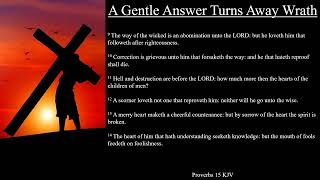 Proverbs 15 KJV  A Gentle Answer Turns Away Wrath [upl. by Colt]