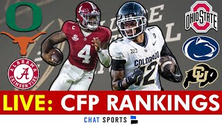 College Football Playoff Top 25 Rankings 2024 LIVE [upl. by Yznel]