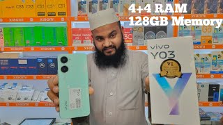 vivo Y03 Unboxing amp Quick Review  Under 450Sr [upl. by Ylerebmik]