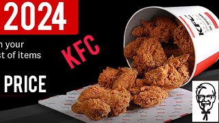 KFC Snacks l KFC Sharing Buckets l KFC wings Buckets l KFC Deals 2024 l KFC Menu l KFC Fries [upl. by Brie476]