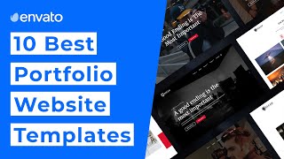 10 Best Portfolio Website Templates 2021 [upl. by Harrad]