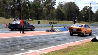 Nissan Skyline R33 GTS4 vs V8 Torana [upl. by Swart55]