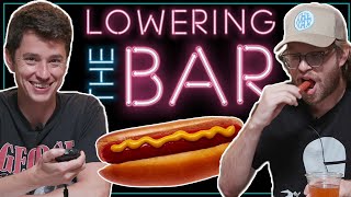 Who Can Eat The Fastest Hot Dog  Lowering The Bar [upl. by Llevram]