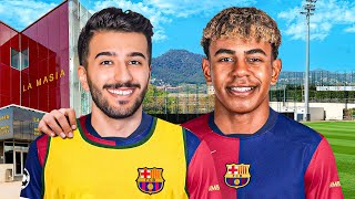 I Became A BARCELONA Youth Academy Player 😍 [upl. by Aggie]