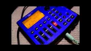 Korg Toneworks PXR4 multi track recorder effects section demo [upl. by Aruol]