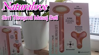 NATURALOVE 3in1 TİTREŞİMLİ MASAJ ALETİ [upl. by Hollerman]