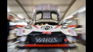 WRC Rally Argentina 2019 Service Park Carlos Paz TOYOTA GAZOO Racing WRT [upl. by Sudderth453]