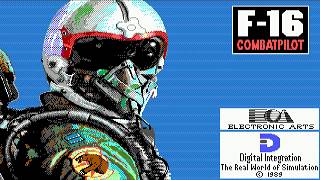 F16 Combat Pilot PCDOS 1989 Digital Integration EA [upl. by Jayson]