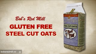 Gluten Free Steel Cut Oats  Bobs Red Mill [upl. by Buxton679]