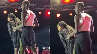 Sefa turns her back for a fan to grind at Asafotufiam musical concert [upl. by Almita]