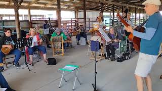 John Barleycorn group play in Evart Michigan FunFest workshop [upl. by Ellenet24]